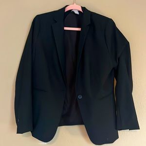 cute black formal blazer